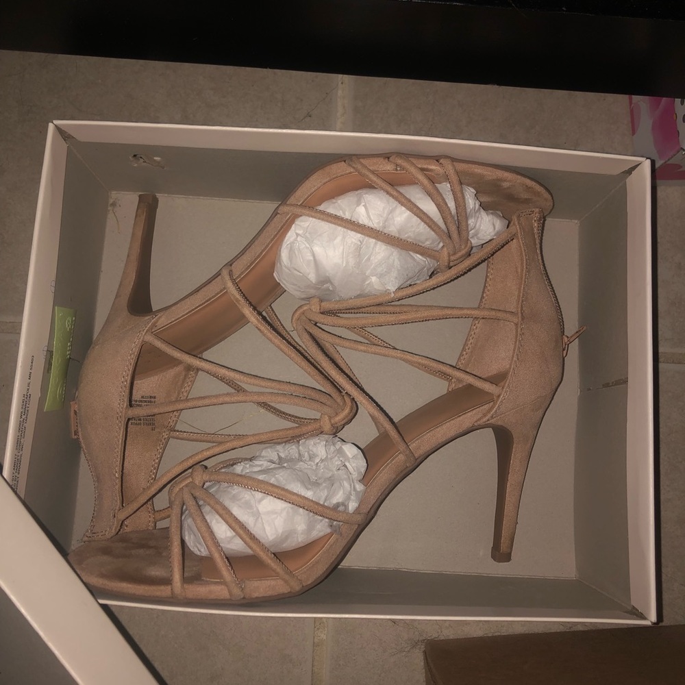Suede heels